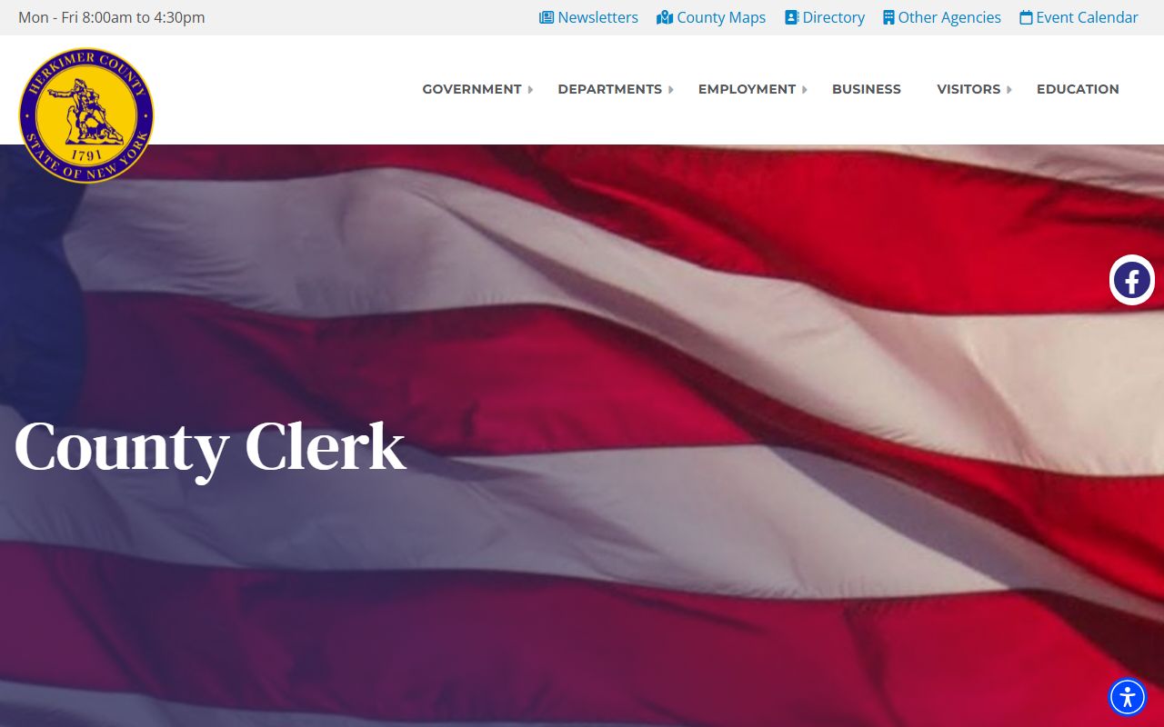 Herkimer County clerk criminal file process for booking photo related court records